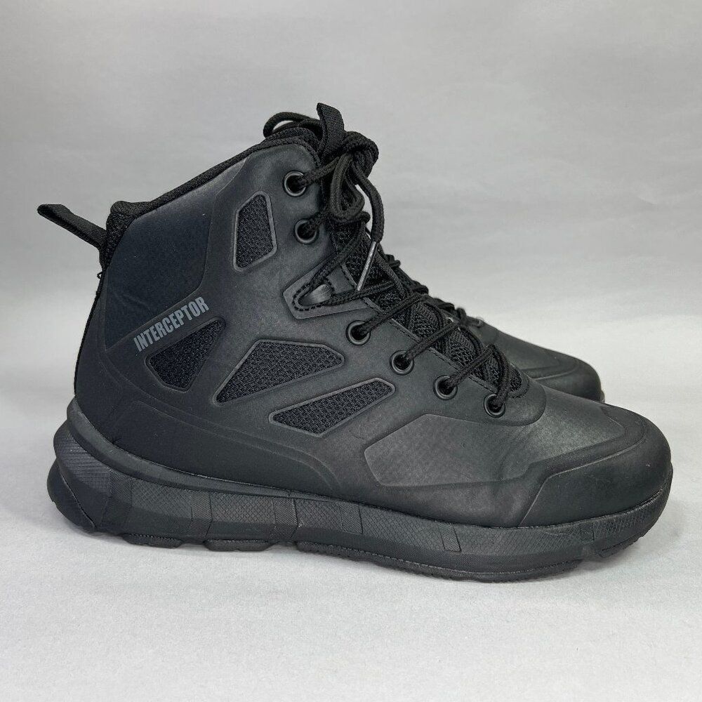Interceptor Wyatt Boots Men's Size 6 Soft Toe 6" Tactical Lace‎ Up Work Boots